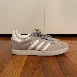 Adidas gazelle gray shoes